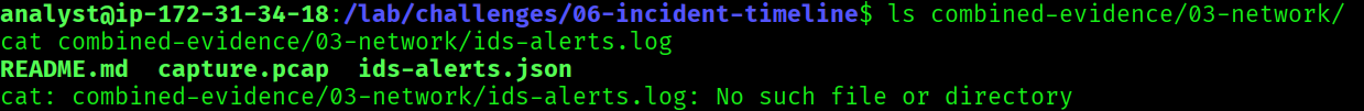 IDS alerts showing Nmap SYN scan at 03:00:12Z, confirming DirBuster preceded port scanning