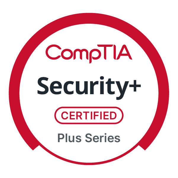 CompTIA Security+ CE Certification Badge