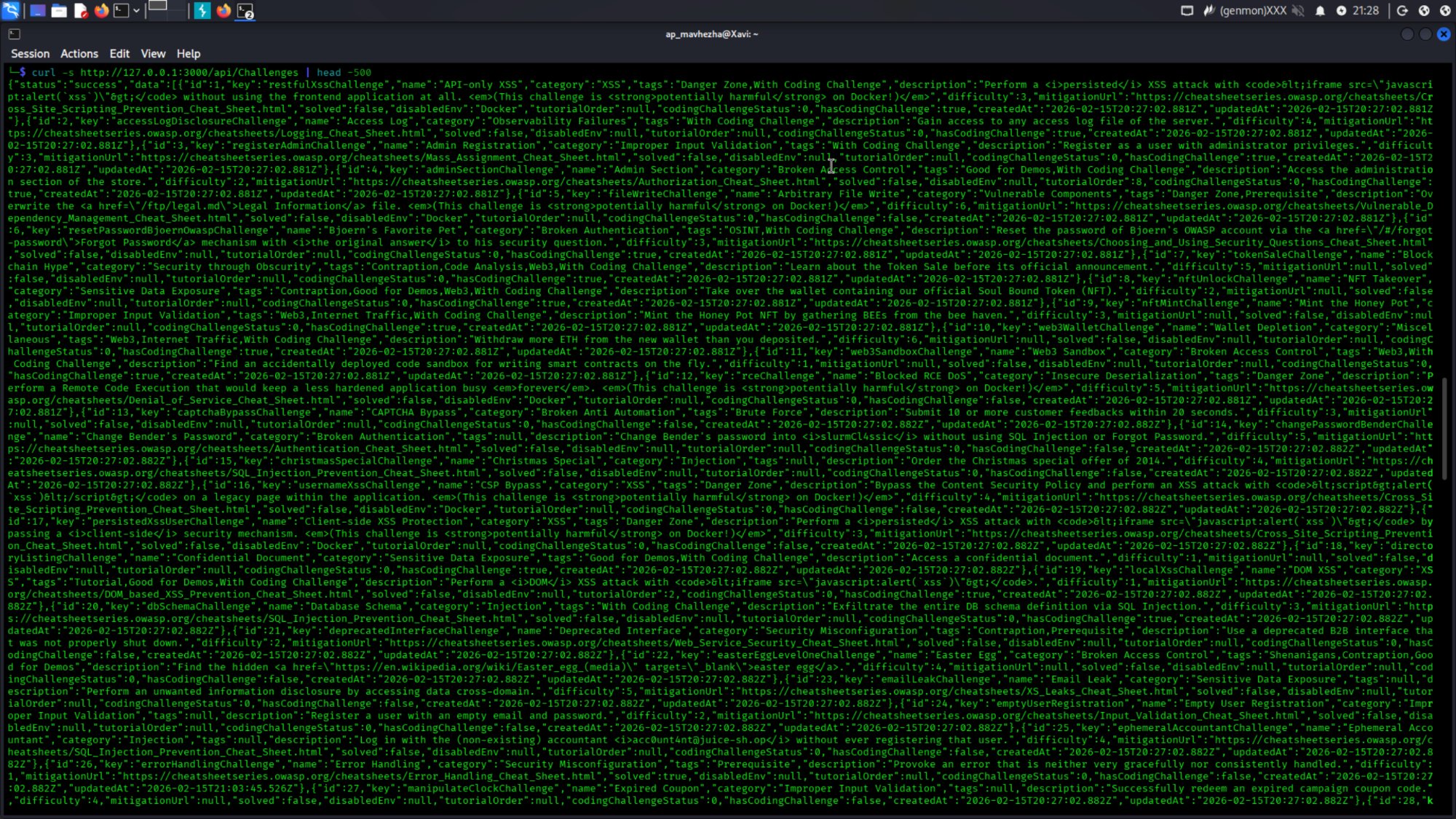 Setup and recon: api challenges