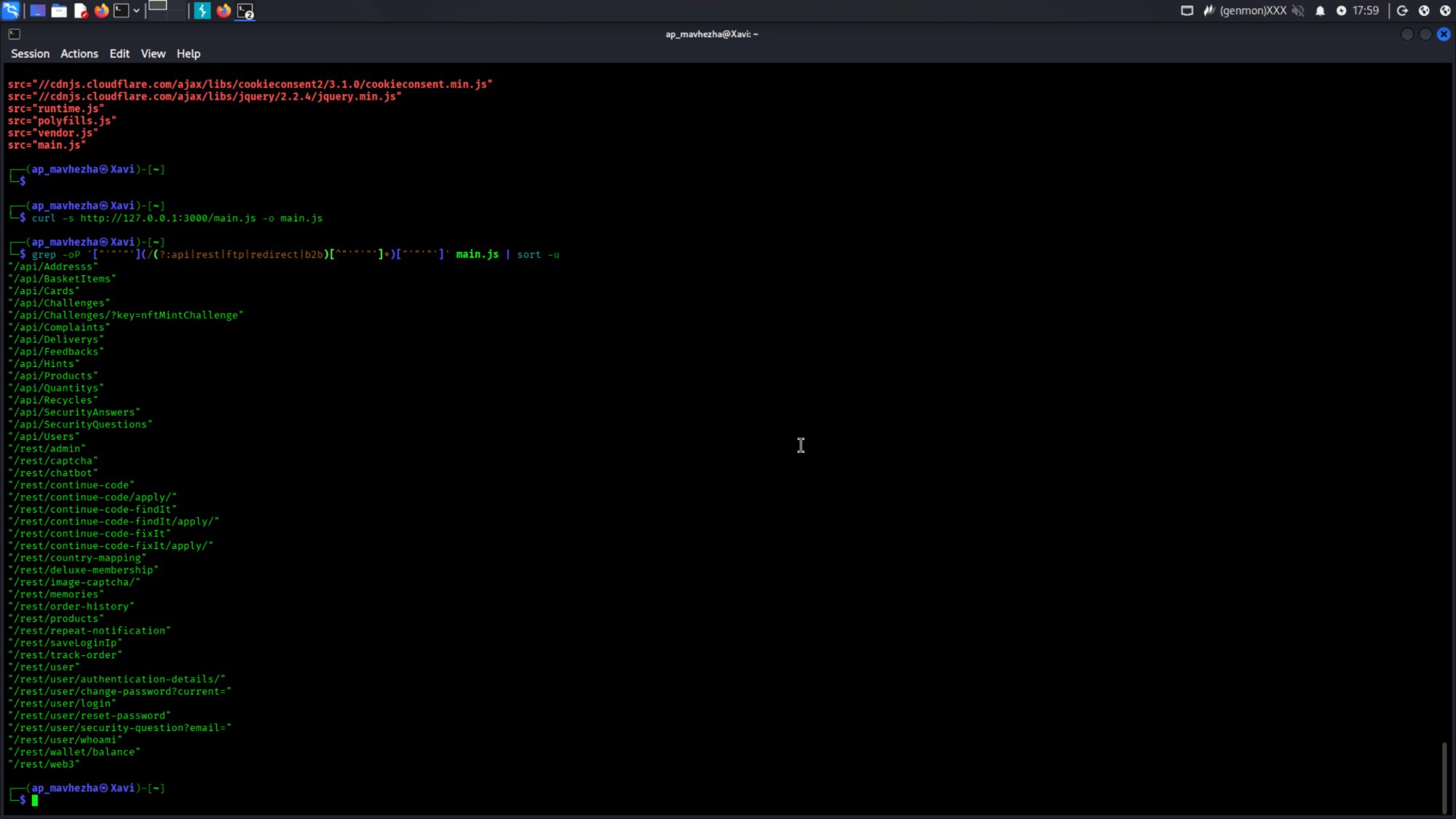 Setup and recon: api endpoint enumeration